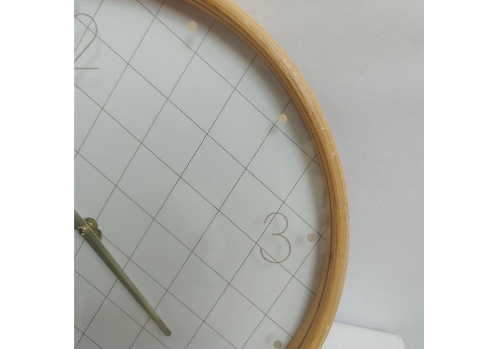 Clockswise Grande horloge murale en plastique en plastique en bois, grand bleu avec concep Clockswise Grande horloge murale en plastique en plastique en bois, grand bleu avec concep