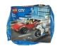 LEGO City - La course-poursuite de la moto de police de face