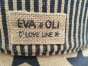 PHOTO de l'étiquette du Panier à linge - Eva & Oli