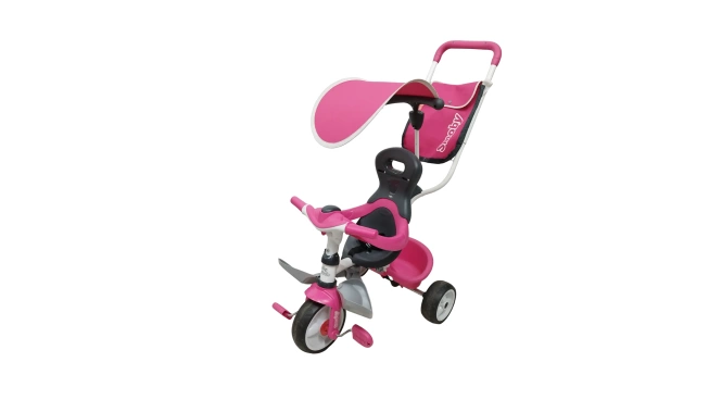 Tricycle Baby Balade Plus - Smoby de profil gauche