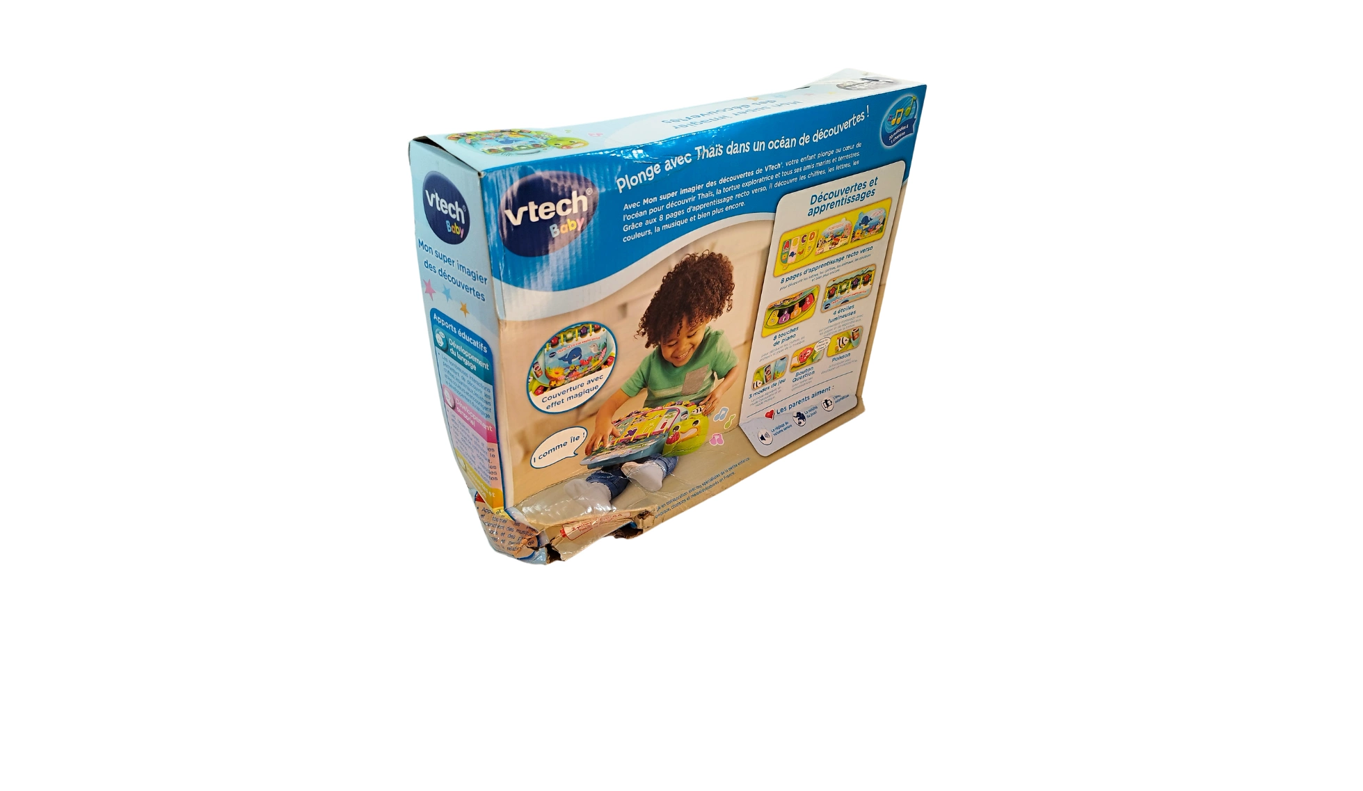 VTech - Mon Super Imagier des Découvertes, Livre Interactif Enfant, Livre Musical Tortue - Jeux & Jouets VTech - Mon Super Imagier des Découvertes, Livre Interactif Enfant, Livre Musical Tortue - Jeux & Jouets