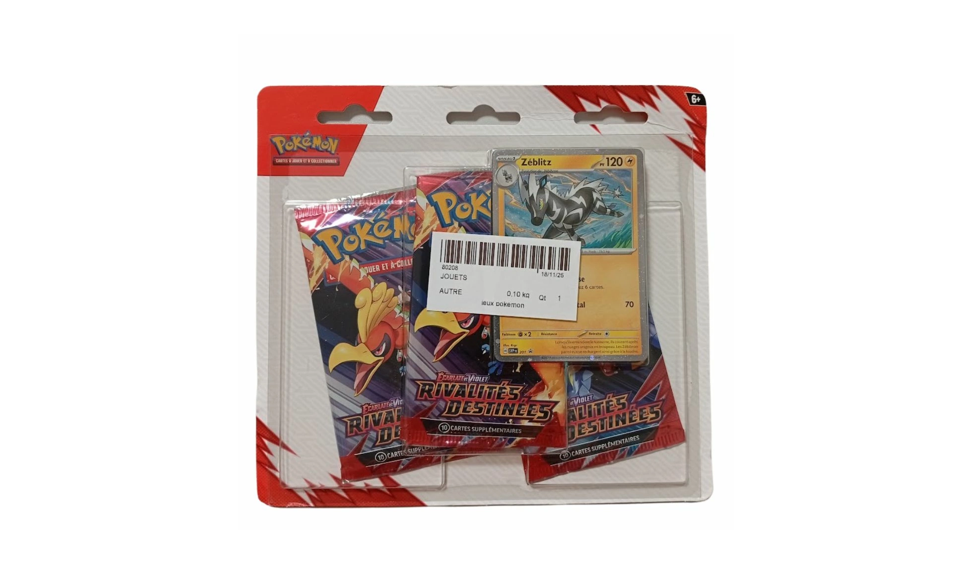 Blister - Pokemon - Rivalités Destinées - EV10 - Scellé - Français Blister - Pokemon - Rivalités Destinées - EV10 - Scellé - Français