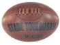 Ballon de rugby cuir du Stade Toulousain