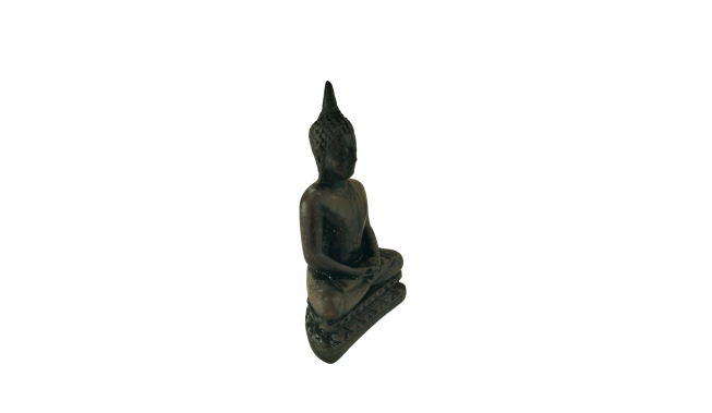 Petit Bouddha de méditation de profil