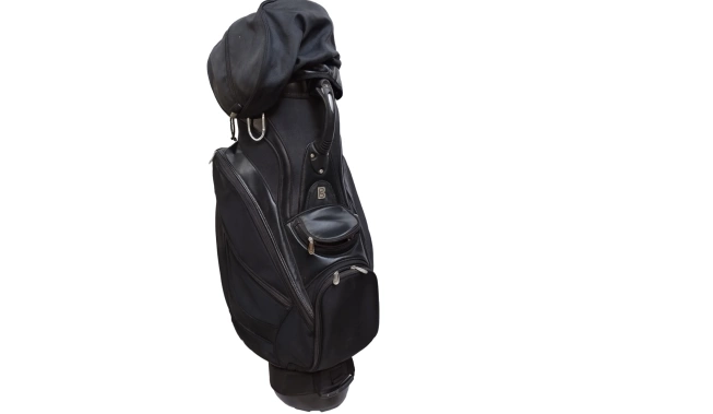Photo du sac de golf avec du poigné