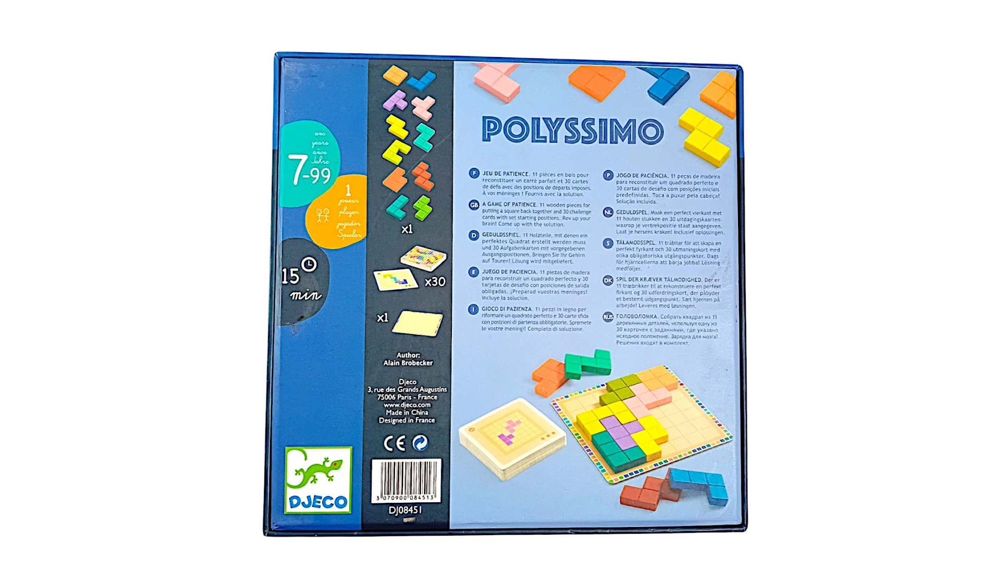 Djeco DJ08451 - Polyssimo casse tête - La Poste Djeco DJ08451 - Polyssimo casse tête - La Poste
