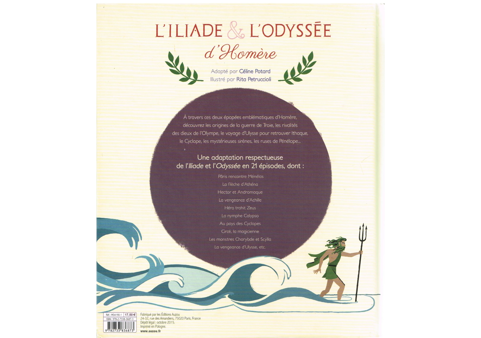 Page De Garde De L'iliade Homere Classique Abreger L'Iliade et l'Odyssée d'Homère | Emmaüs Grand Sud