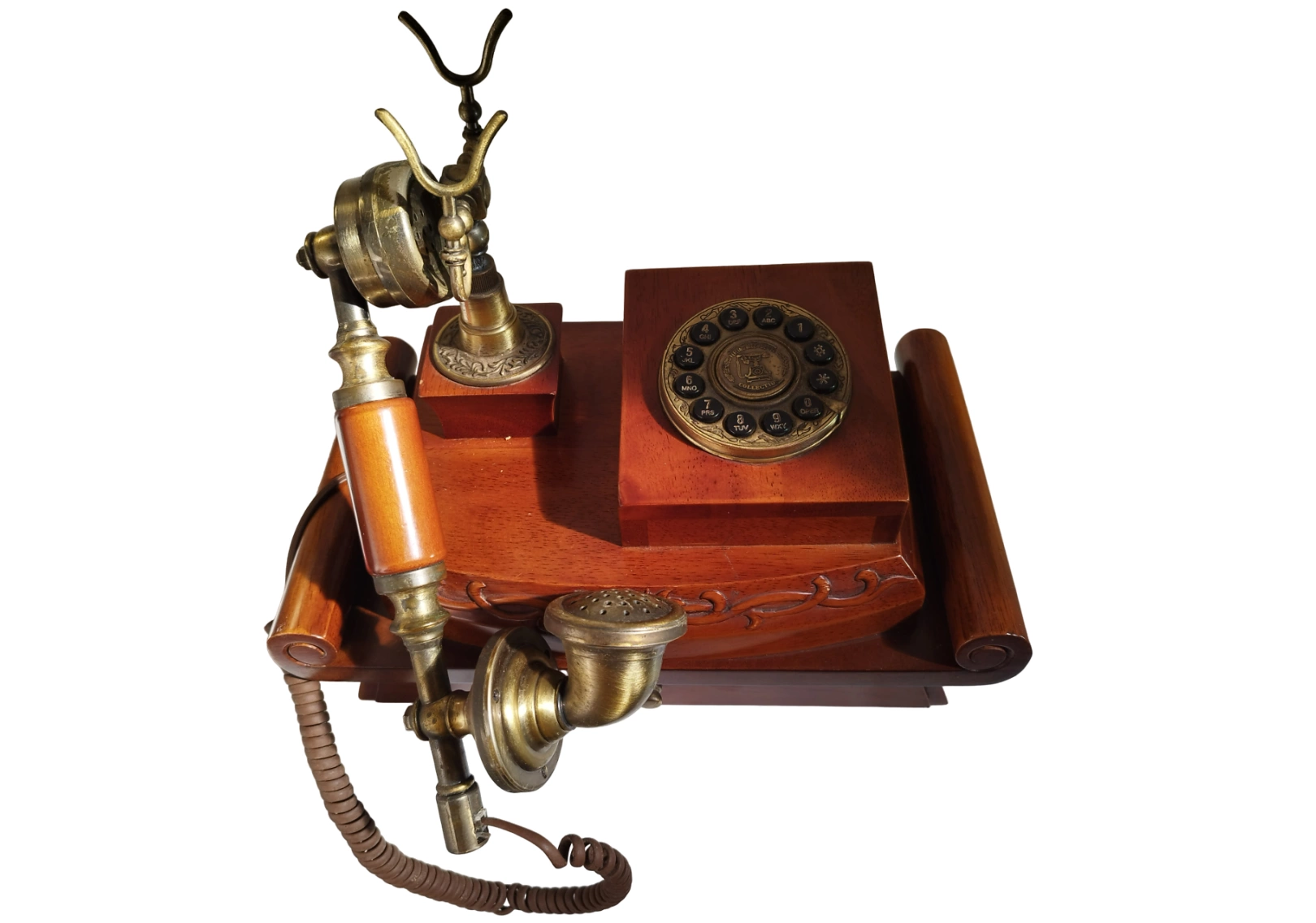Téléphone Antique, Téléphone Fixe Vintage Avec Système Double Fsk-Dtmf Téléphone Antique, Téléphone Fixe Vintage Avec Système Double Fsk-Dtmf