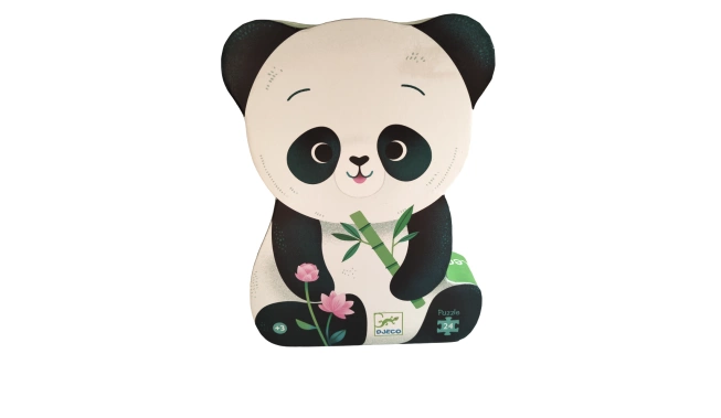 Puzzle Léo le panda - Djeco de face