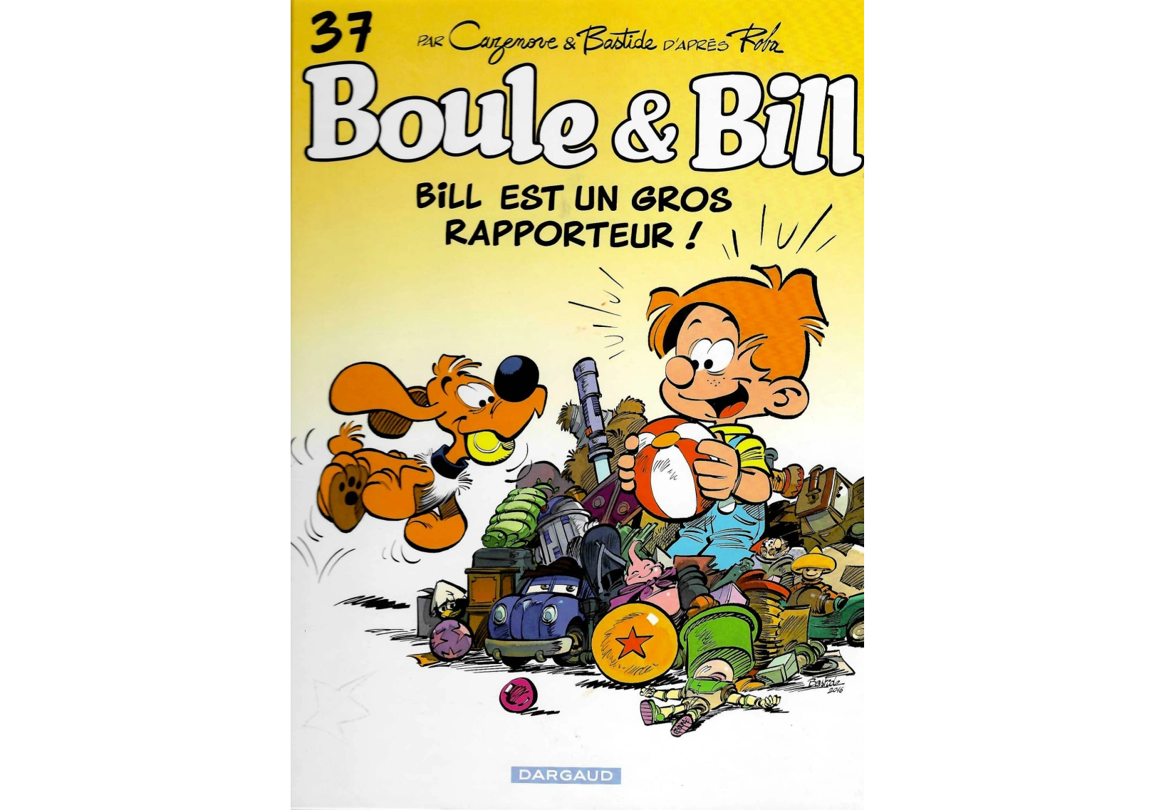 Boule & Bill - roman, Tome 37 : Bill est un gros rapporteur ! | Emmaüs