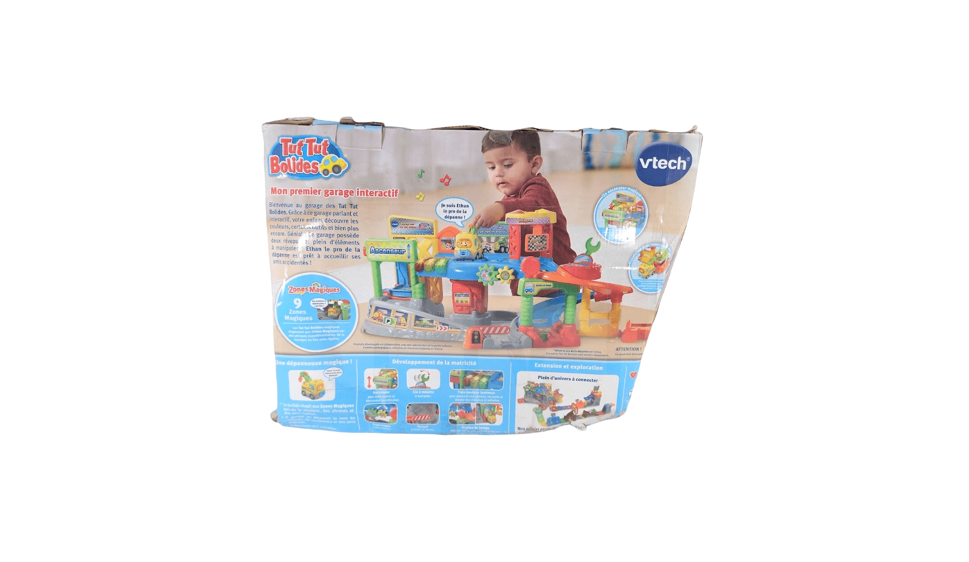 Vtech Tut Tut Aventures Tut Tut Bolides - Mon Premier Garage Interactif pas cher Vtech Tut Tut Aventures Tut Tut Bolides - Mon Premier Garage Interactif pas cher