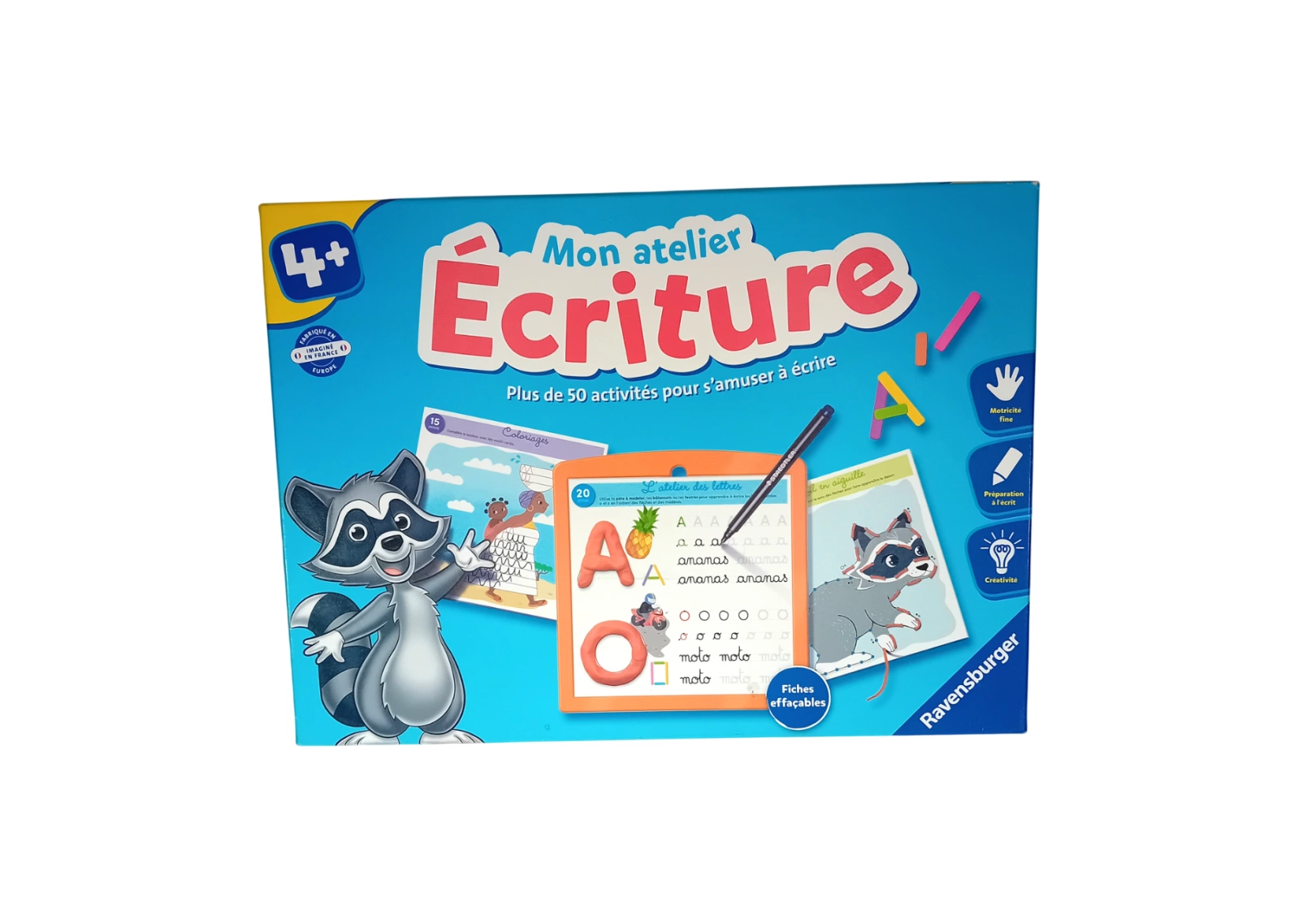 Mon atelier Ecriture - Coffret complet éducatif - Apprentissage de l'écriture - 50 activités - Ravensburger - Dès 4 ans Mon atelier Ecriture - Coffret complet éducatif - Apprentissage de l'écriture - 50 activités - Ravensburger - Dès 4 ans