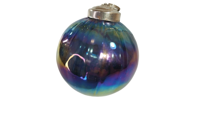 Décoration Noël violet pétrole couleur de la boule