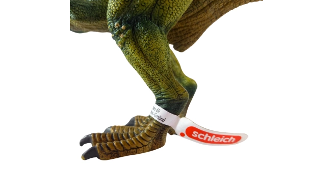 étiquette de la marque du Tyrannosaure Rex - Schleich