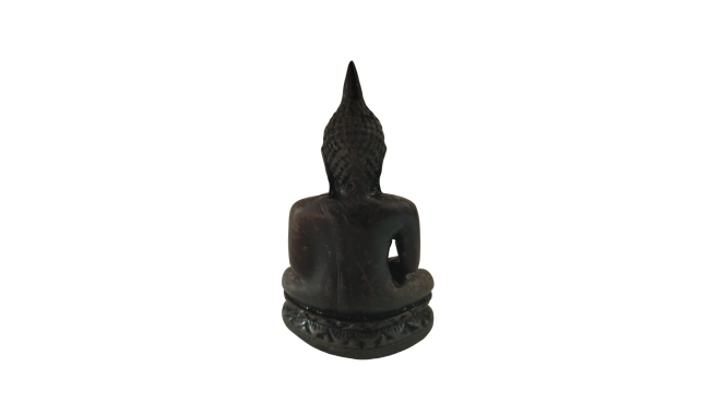 Petit Bouddha de méditation de dos