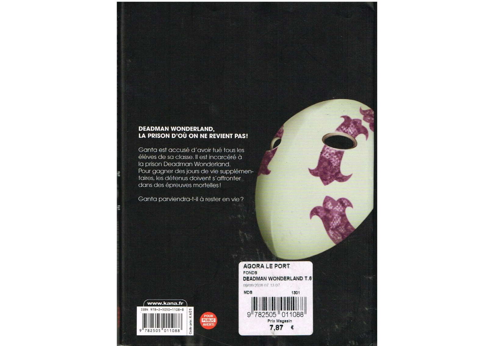 Deadman Wonderland, tome 6 | Emmaüs Grand Sud