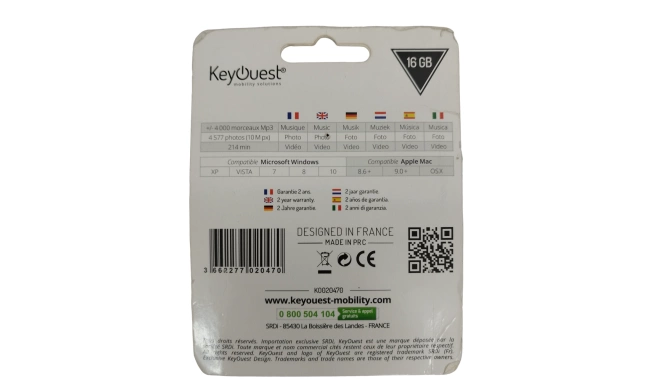 Clé USB - KeyOuest de dos