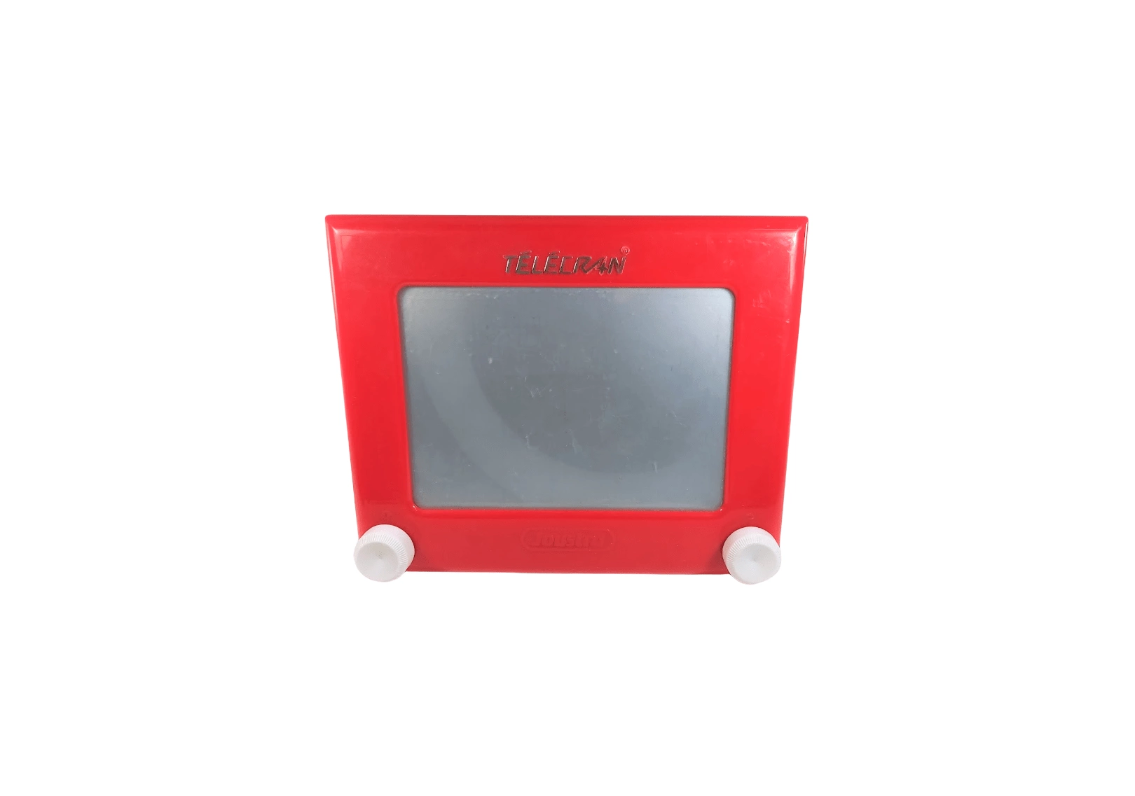 Joustra Ardoise Magique Télécran Original Rouge - Jouet Créatif Pour Enfants Dès 5 Ans - 19x19 Cm
