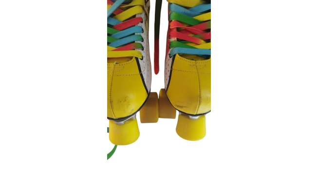 Photo des éraflures du bout de devant des Patins à roulettes - Powerslide Pop Art