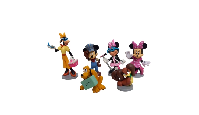 Lot de 6 figurines Disney de face