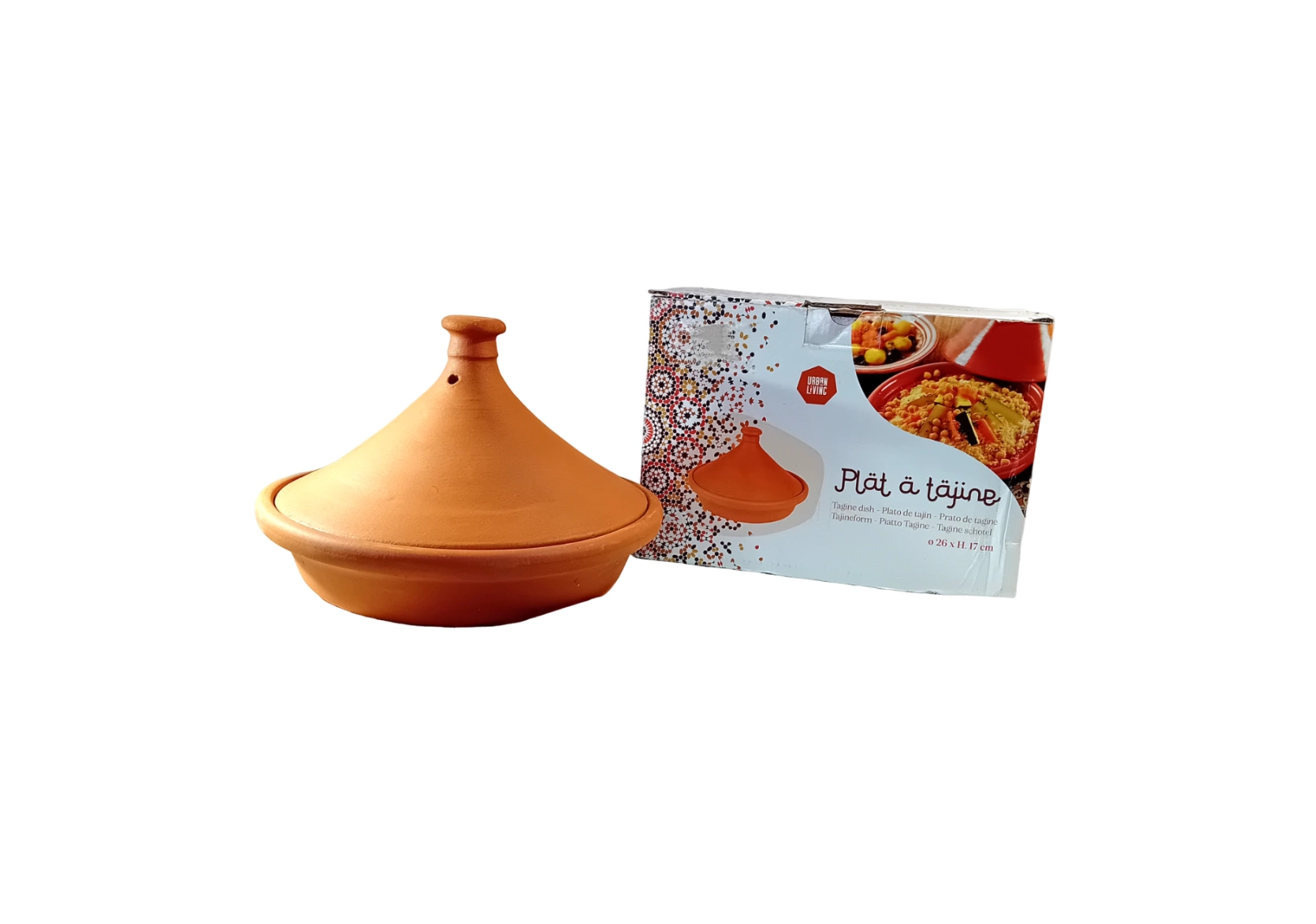 Plat à Tajine terre cuite - Urban Living - Mi Emmaüs | Mi-Emmaüs