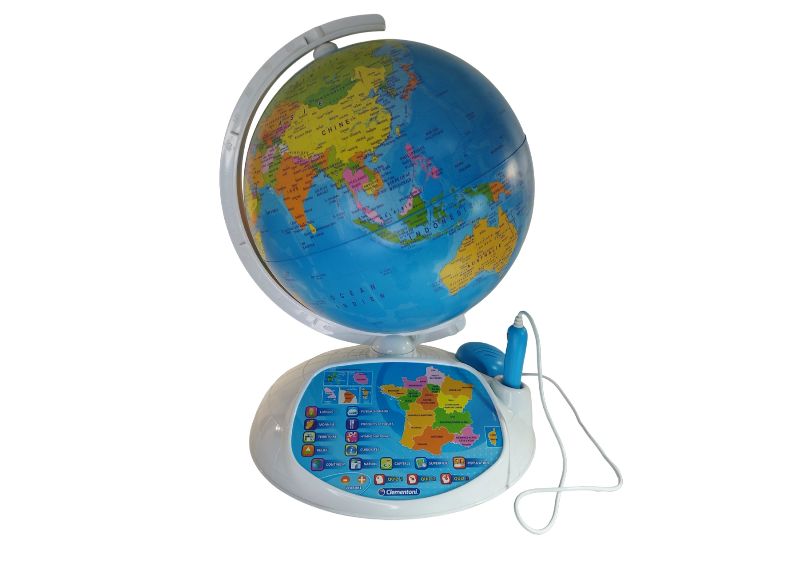 Clementoni Globe Interactif Globe Interactif Clementoni Exploraglobe - Stylo Optique - 500 Questions - RA Jeu Géographie Enfants 7 Ans Clementoni Globe Interactif Globe Interactif Clementoni Exploraglobe - Stylo Optique - 500 Questions - RA Jeu Géographie Enfants 7 Ans