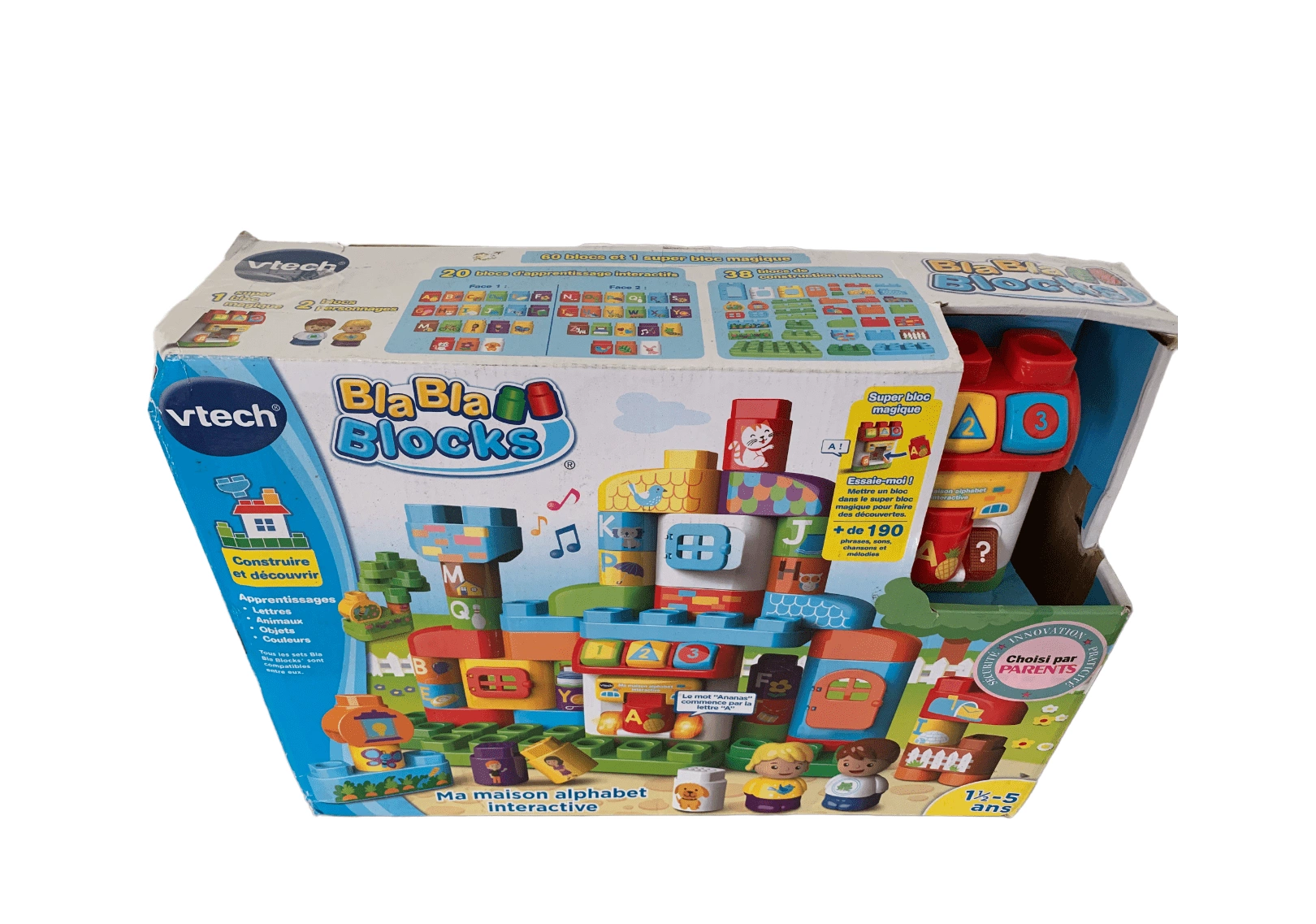 Ma maison alphabet interactive - Bla Bla Blocks -Vtech | Emmaüs Grand Sud