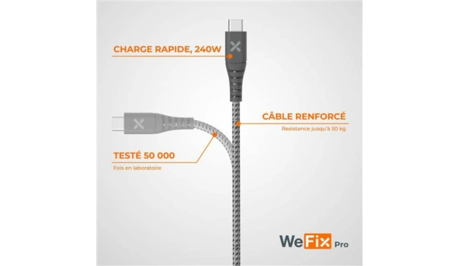 Wefix Pro C ble Renforc 240W USB C Vers USB C Mi Emma s Mi Emma s wefix-pro-c-ble-renforc-240w-usb-c-vers-usb-c-mi-emma-s-mi-emma-s