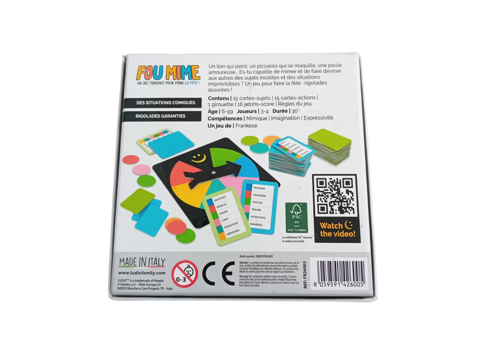 Mémo-mime - Hasbro - - jeux de société - jeux et jouets d'occasion - loisirs créatifs Mémo-mime - Hasbro - - jeux de société - jeux et jouets d'occasion - loisirs créatifs